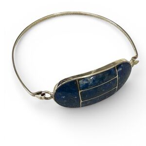 Stylish Blue and Silver Women's Bracelet